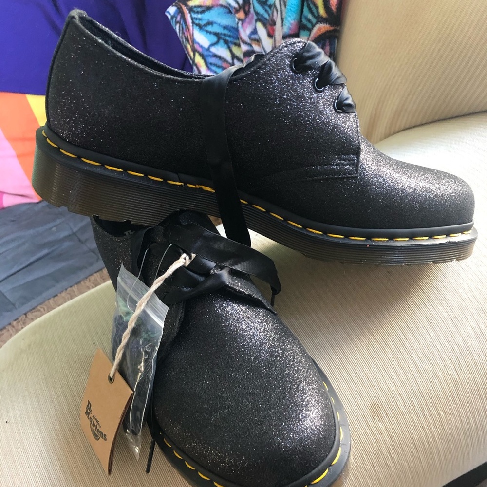 Dr. Martens 1461 Black Glitter